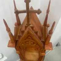 معبد چوبی طرح کلیسا کار دست