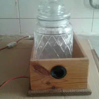 ست جا حبوبات و ادویه جات شیشه ای