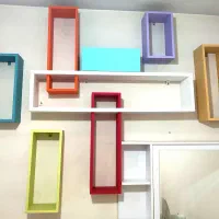 شلف دیواری چوبی