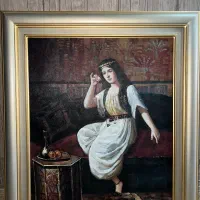 تابلو نقاشی نفیس با ارزش رنگ روغن