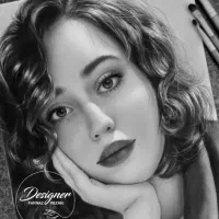 طراحی سیاهقلم و نقاشی چهره(هایپررئال)هدیه کادو