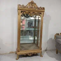 بوفه ویترین چوب راش در حدنو