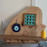 شلف جا کلیدی دیواری چوبی