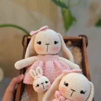 عروسک بافتنی مناسب سیسمونی و هدیه