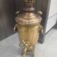 سماور بزرگ مسی آتشی 10لیتری قدیمی