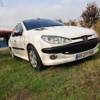 جفت چراغ جلو ۲۰۶ و چراغ عقب سمت راننده سالم