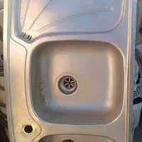 سینک دوقلو استیل