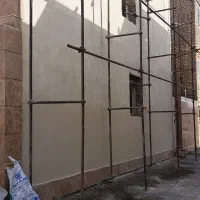 سیمانکاری کار تمیز.سیمان کاری ساختمان