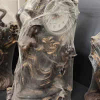 شمعدان و ساعت رومیزی