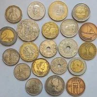 ۲۱ عدد سکه خارجی بسیار کمیاب کلکسیونی