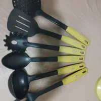 ست کفگیر و ملاقه با پایه