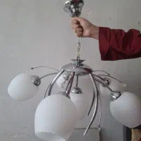 لوستر همه لامپ ها سالم