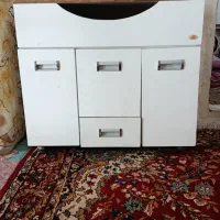 زیر روشویی تمام چوب