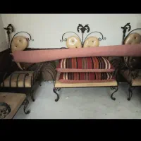 مبلمان فرفورژه هفت نفره