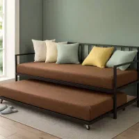 تخت خواب فلزی کشویی مدل مدرن