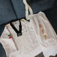 لباس ورزشی تکواندو نو سایز ۱۴۰مناسب ۸ تا ۱۰