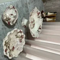 ظروف ۳تیکه پذیرایی نو استفاده نشده بسیار شیک