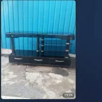 میز تلوزیون شیشه ای سالم