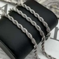 زنجیر طنابی ضخیم مشابه طلا