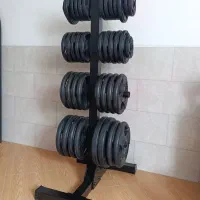 رک صفحه هالتر (رک صفحه وزنه یا جای صفحه وزنه)