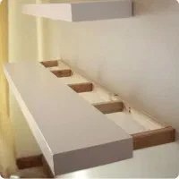 شلف پایه مخفی و باکس داشبوردی و آینه