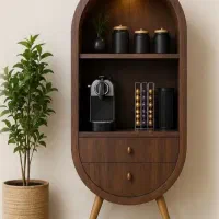 کافی بار ایستاده پایه راش کپسولی