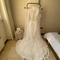 لباس عروس دانتل فرانسه مزون هستی