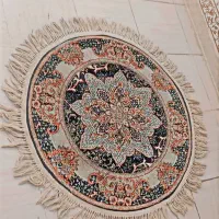 دو عدد قالیچه گرد