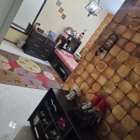 تخت خواب تکنفره+دراور+آئینه