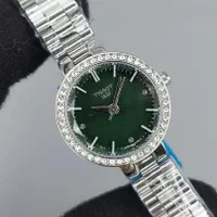 ساعت زنانه صفحه رنگی تیسوت شرکتی با کیفیت،رنگ بندی