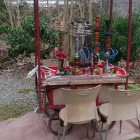 گاری ۴چرخ مسقف جهت کاسبی