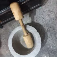 یانه قدیمی. هاون سنگی .دسته یانه