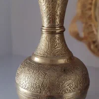 گلدان برنجی ، قوری وارمردار برنجی