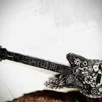 گیتار فلزی دکوری