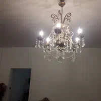 لوستر کریستالی  ۶ شعله