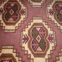 فرش دستباف ترکمن بالای پنجاه سال سالم