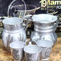 پارچ لیوان روحی تمام قلم کاری شده