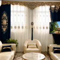 فروش ویژه پنل پرده بهمراه پرده سفید