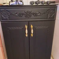 اجاق گاز رومیزی کابینت دار