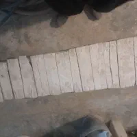 تخته الوار و نردبان چوبی