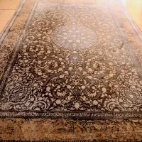 فرش 6 متری  رنگ طوسی بژ