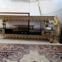 آینه و کنسول میز تلویزیون وبوفه ایستاده جنس برنج