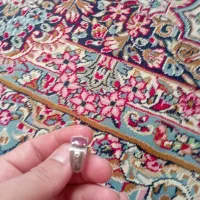 انگشتر  نقره با سنگ یاقوت