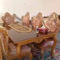 میز و صندلی نهار خوری سلطنتی هشت نفره