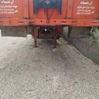 گاری تریلی کفی دو محور