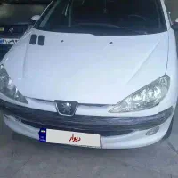 پژو۲۰۶ سفید مدل۸۹.. تیپ ۲ اقساط