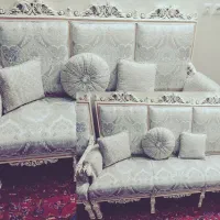 مبل استیل منبت باکاردست وچوب راش