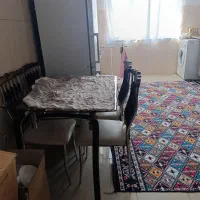 میز 4نفره شیشه ایی