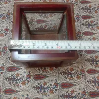 جعبه چوب و شیشه