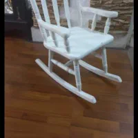 صندلی راک بچگانه چوبی